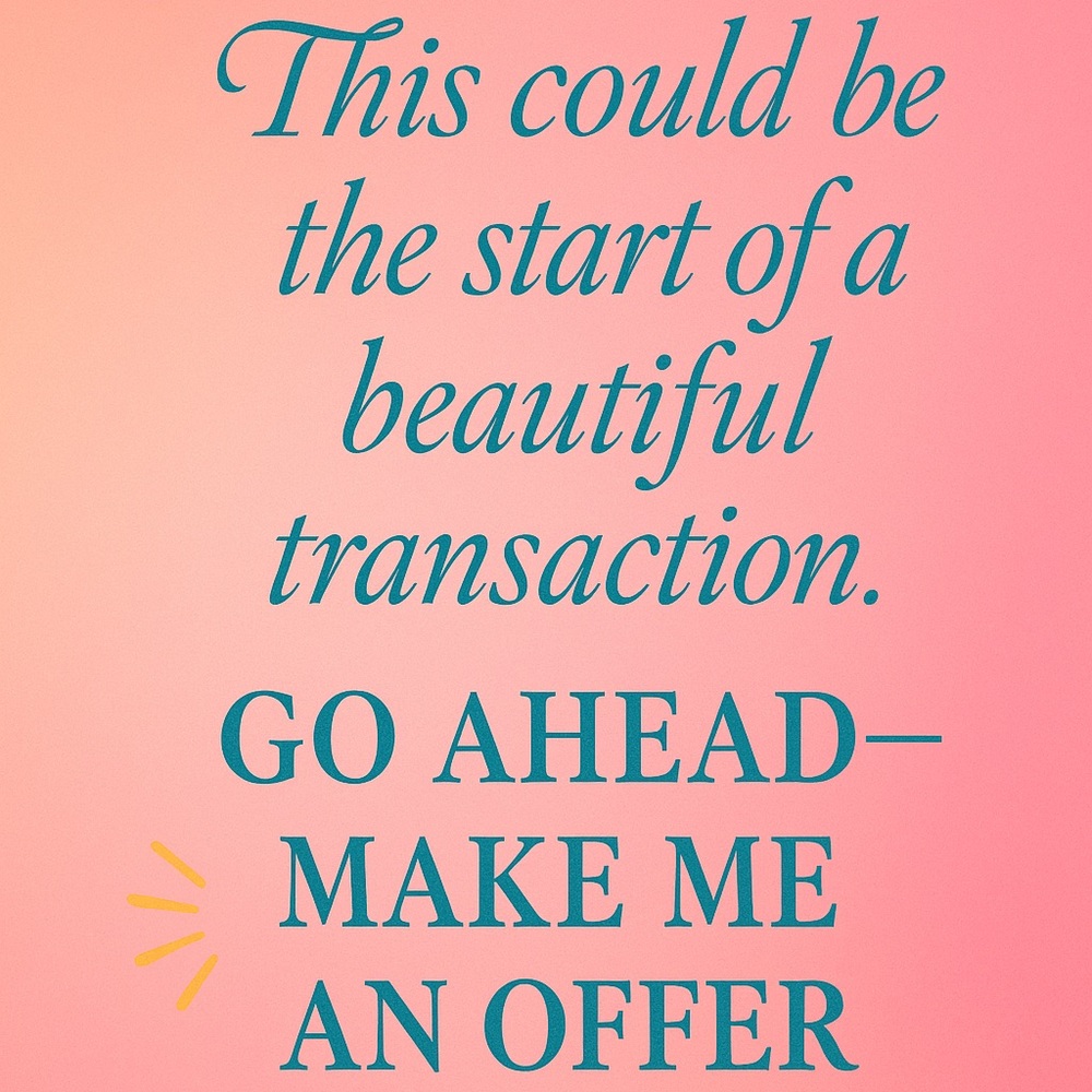 ALL REASONABLE OFFERS WELCOME ❤️
